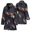 Amazing Beauceron Dog Patterns Print Women's Bath Robe-Free Shipping