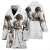 Amazing English Springer Spaniel Dog Print Women's Bath Robe-Free Shipping