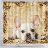 Amazing French Bulldog Print Shower Curtains-Free Shipping