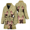 Cute French Bulldog Print Women's Bath Robe-Free Shipping