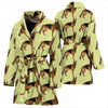 German Shepherd Dog Pattern Print Women's Bath Robe-Free Shipping