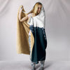 Dutch Warmblood Horse Print Hooded Blanket