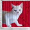 Burmilla Cat Print Shower Curtain-Free Shipping