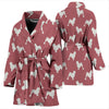 Lowchen Dog Pattern Print Women's Bath Robe-Free Shipping