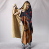 Amazing Airedale Terrier floral Print Hooded Blanket