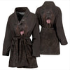 Bouvier des Flandres Dog Print Women's Bath Robe-Free Shipping
