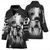 Beagle Dog Print Women's Bath Robe-Free Shipping