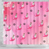 Wire Fox Terrier Print Shower Curtain-Free Shipping