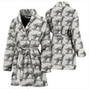 English Setter Dog Pattern Print Women's Bath Robe-Free Shipping