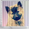 Akita Dog Vector Art Print Shower Curtains-Free Shipping