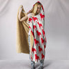 American Staffordshire Terrier Dog Pattern Print Hooded Blanket