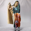 Highland Cattle Print Hooded Blanket