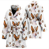 Ibizan Dog Print Women's Bath Robe-Free Shipping