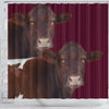 Pinzgauer cattle (Cow) Print Shower Curtain-Free Shipping