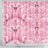 Flamingo Print Shower Curtains-Free Shipping