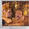 Dogue De Bordeaux Print Shower Curtains-Free Shipping