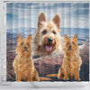 Lovely Australian Terrier Print Shower Curtains-Free Shipping