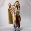 American Paint Horse Print Hooded Blanket