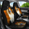 Rough Collie Dog Print Car Seat Covers-Free Shipping