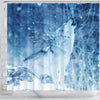 Snowy Wolf Print Shower Curtains-Free Shipping