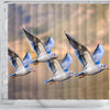 Seagulls Birds Flying Print Shower Curtains-Free Shipping