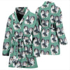 Lovely Havanese Dog Pattern Print Women's Bath Robe-Free Shipping