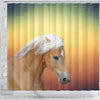 Haflinger Horse Print Shower Curtain-Free Shipping