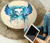 Cat Splash Art Print Circular Coffee Table
