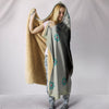 Papillon dog Print Hooded Blanket