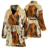 Lovely Boxer Print Women's Bath Robe-Free Shipping
