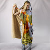 Cute Burmilla Cat Print Hooded Blanket