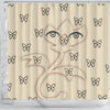 Butterfly Eyes Print Shower Curtain-Free Shipping