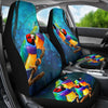 Gouldian Finch Bird Print Car Seat Covers-Free Shipping