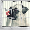 Cute Pug Dog Image Art Print Shower Curtains-Free Shipping