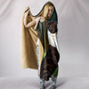 Boston Terrier Dog Art Print Hooded Blanket