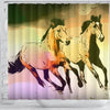 Mountain Pleasure Horse Print Shower Curtain-Free Shipping