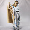 Percheron Horse Print Hooded Blanket