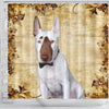 Bull Terrier Print Shower Curtains-Free Shipping