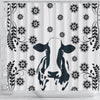 Cow Print Shower Curtain-Free Shipping