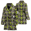 Kerry Blue Terrier Dog Pattern Print Women's Bath Robe-Free Shipping