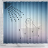 Cute Pug Dog Bath In Bathtub Print Shower Curtain-Free Shipping