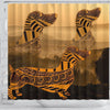 Dachshund Print Shower Curtains-Free Shipping