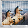 Andalusian Horse Print Shower Curtains-Free Shipping