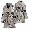 Cute Scottish Fold Cat Print Women's Bath Robe-Free Shipping