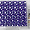 German Shepherd Dog Floral Print Shower Curtains-Free Shipping