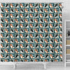 Cavalier King Charles Spaniel Dog With Paws Print Shower Curtains-Free Shipping