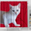 Burmilla Cat Print Shower Curtain-Free Shipping