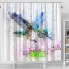Bird Color Art Print Shower Curtains-Free Shipping