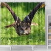 Flying Owl Bird Print Shower Curtains-Free Shipping