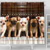 Chihuahua Print Shower Curtain-Free Shipping